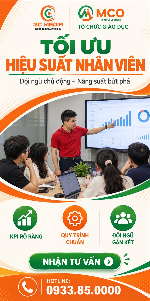 Tối ưu hiệu suất nhân viên - Thọ Nhất tư vấn doanh nghiệp - Hotline 0933.85.0000